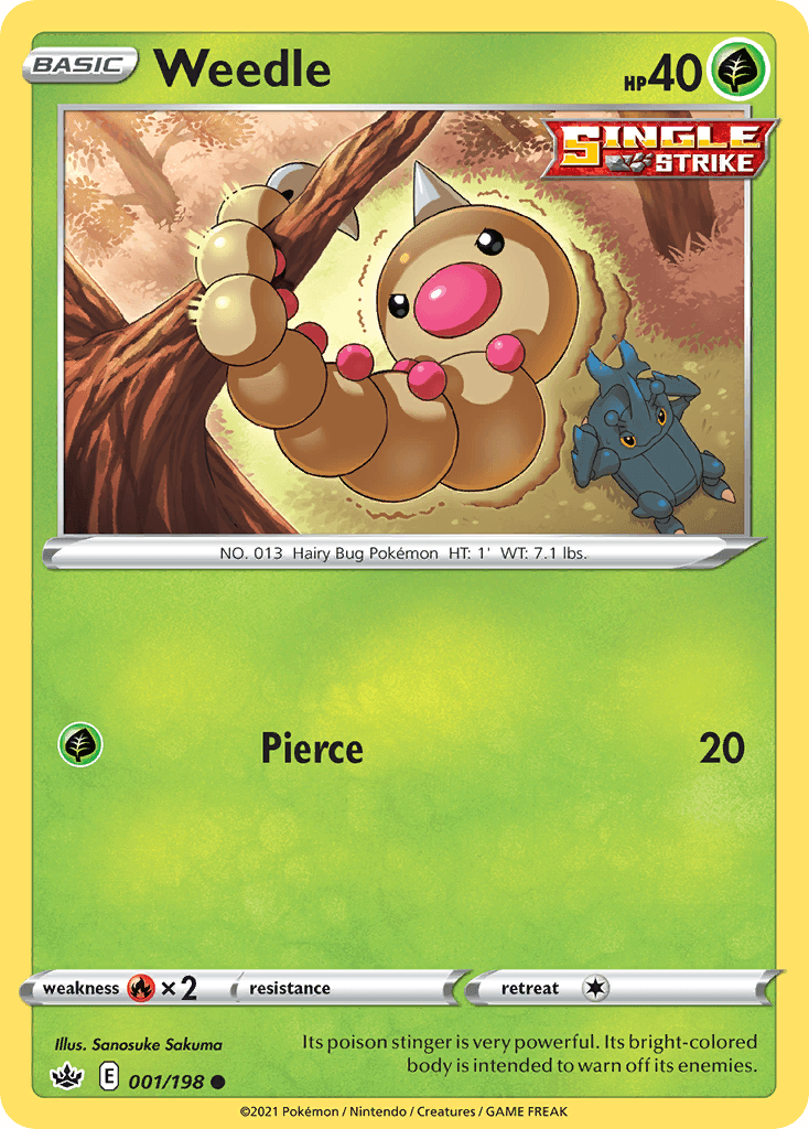 Weedle 001/198
