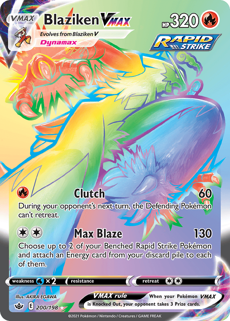 Blaziken VMAX 200