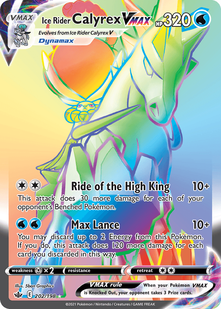 Ice Rider Calyrex VMAX 202