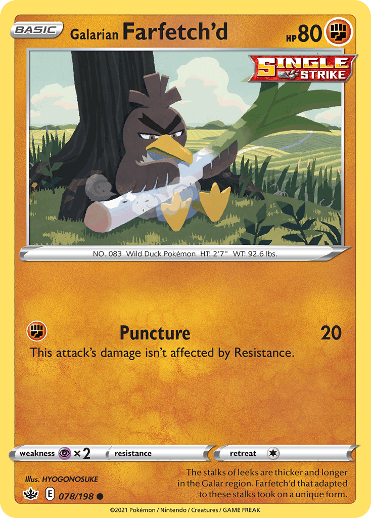 Galarian Farfetch'd 078/198