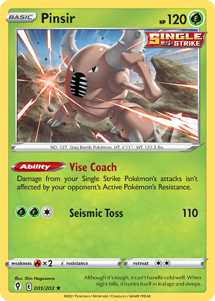 Pinsir 001/203