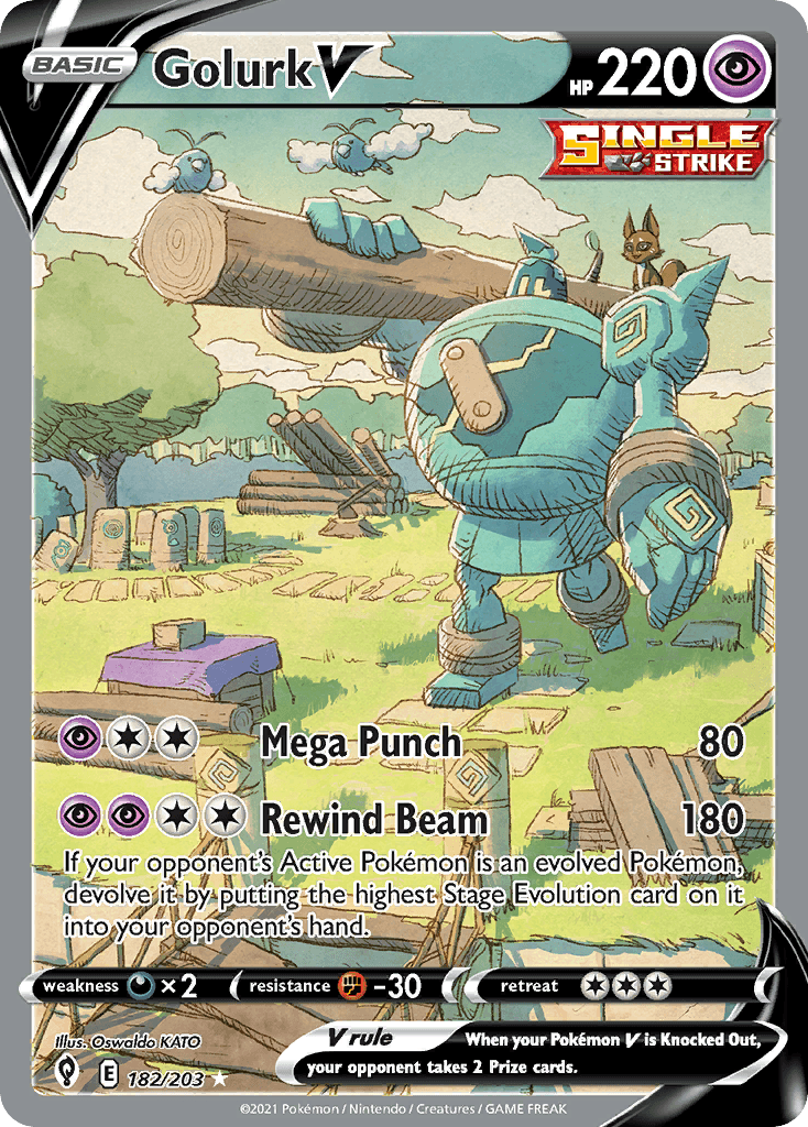 Golurk V 182