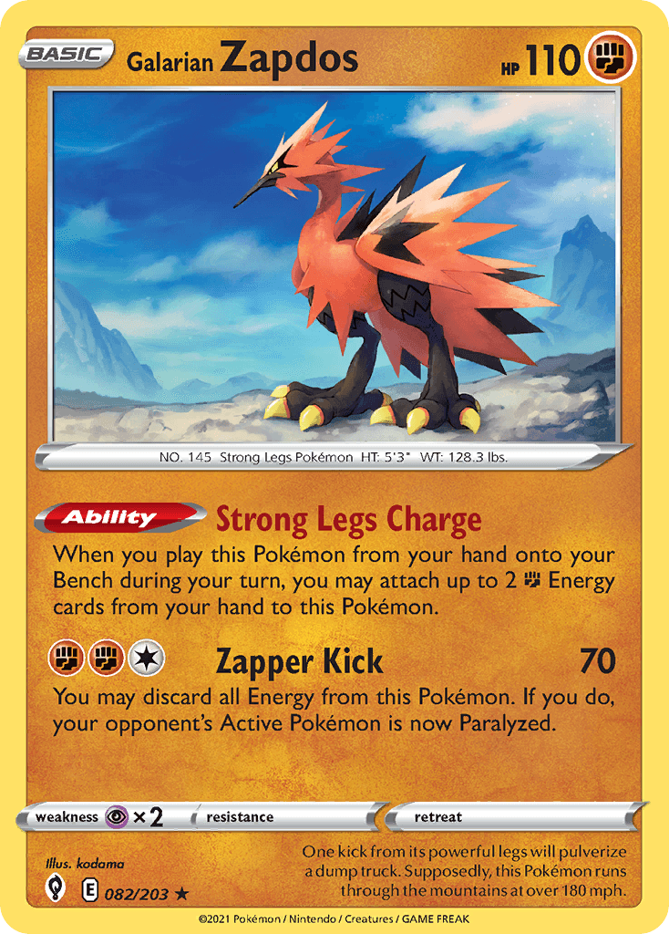 Galarian Zapdos 082/203