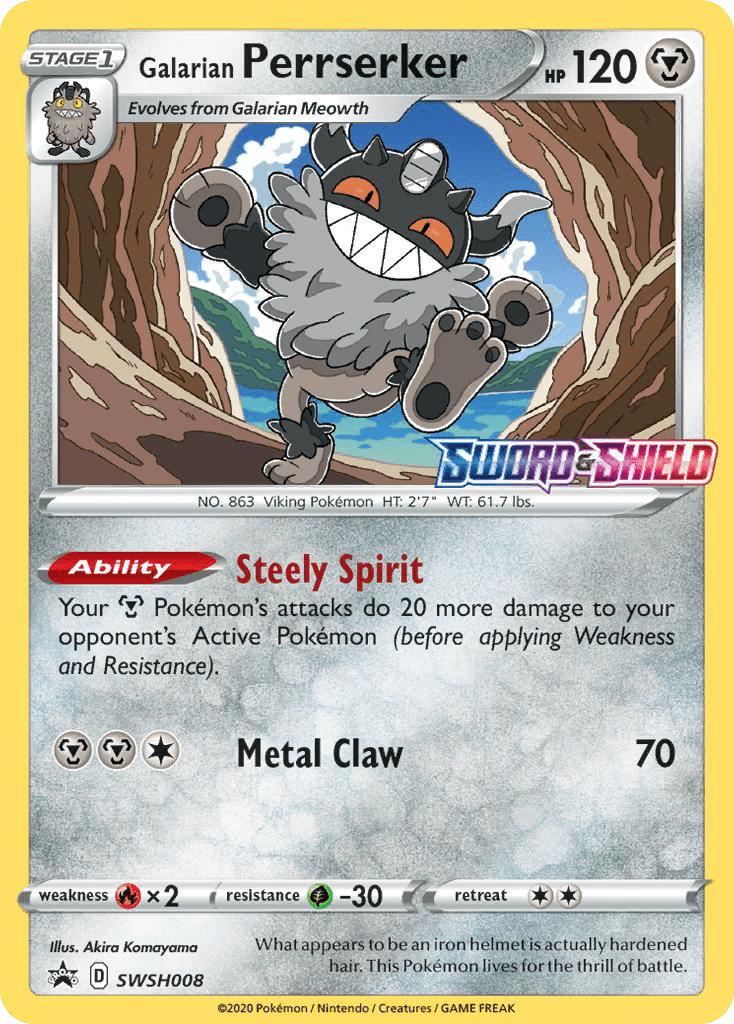 Galarian Perrserker SWSH008