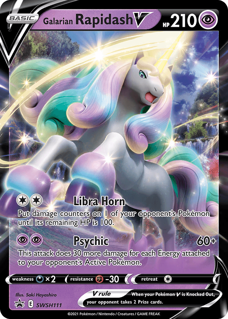 Galarian Rapidash V SWSH111
