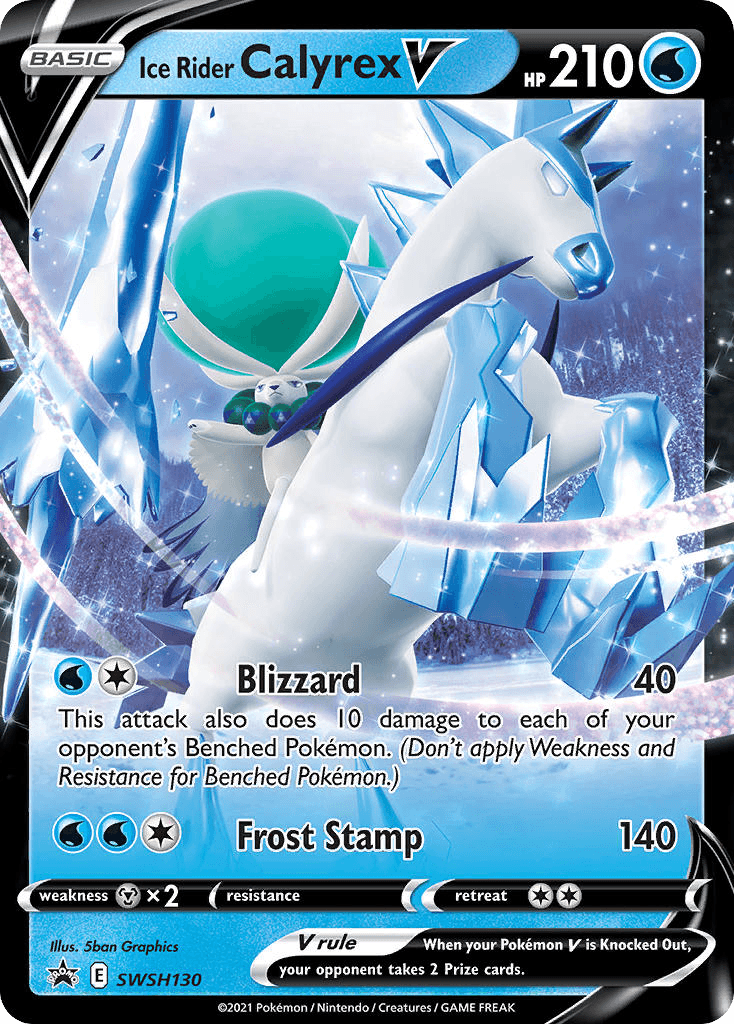Ice Rider Calyrex V SWSH130