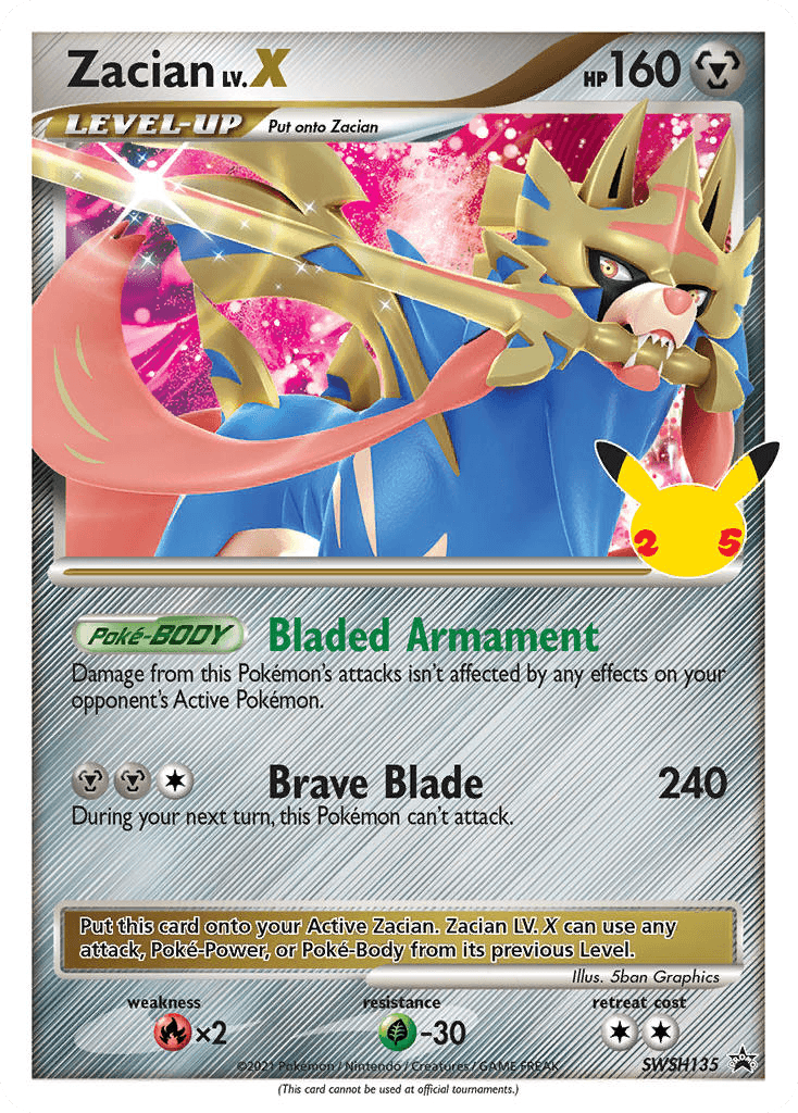 Zacian LV.X SWSH135