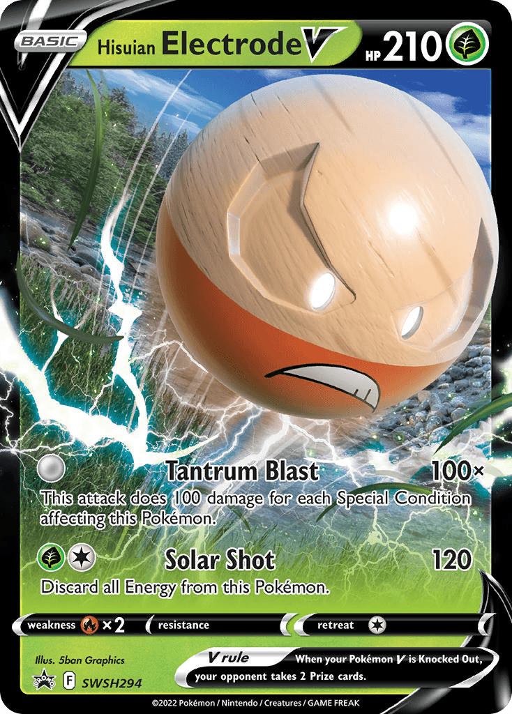 Hisuian Electrode V SWSH294