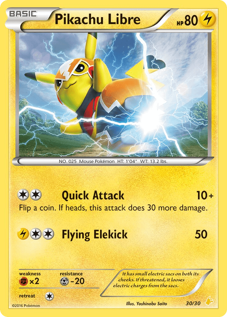 Pikachu Libre 30