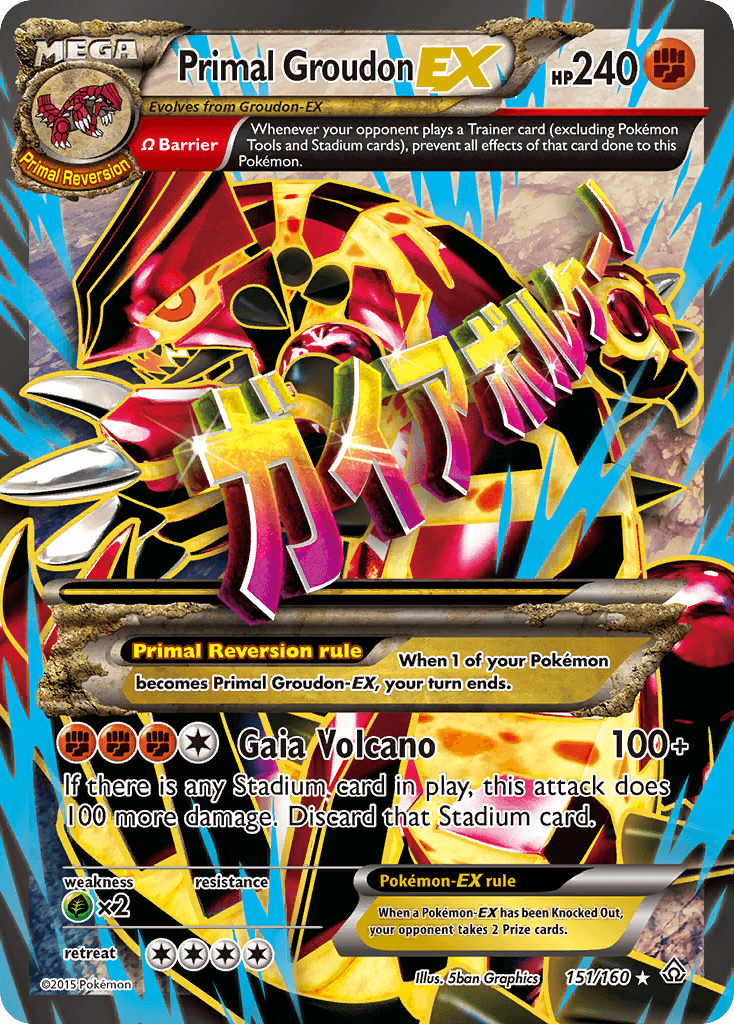 Primal Groudon-EX 151