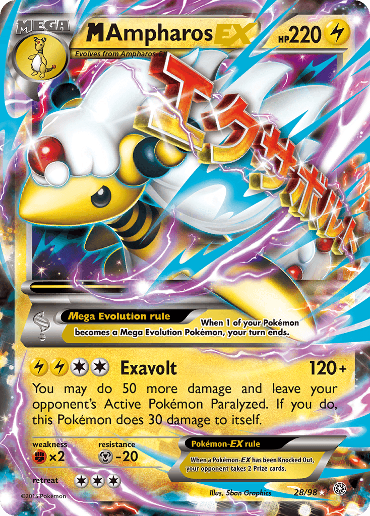 M Ampharos-EX 28