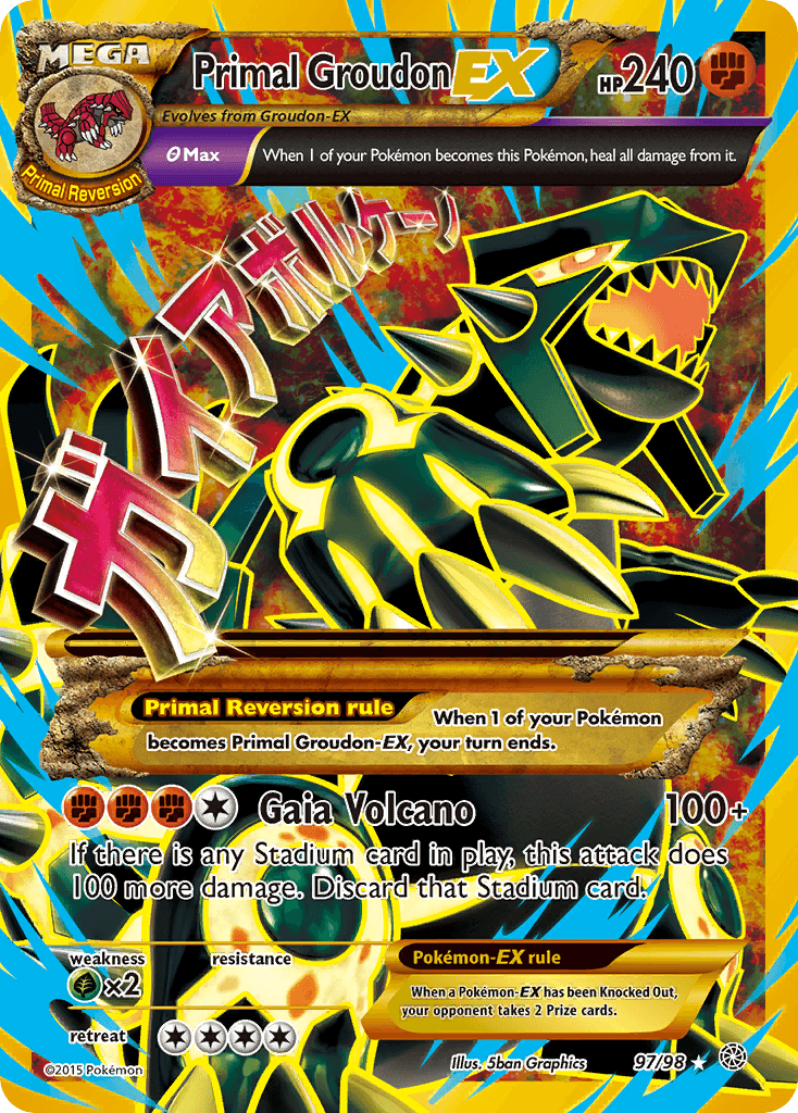 Primal Groudon-EX 97
