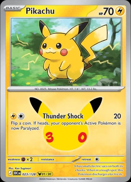 Pikachu (01/30) 023/128