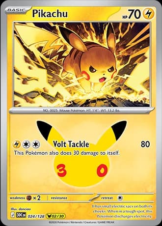 Pikachu (02/30) 024/128