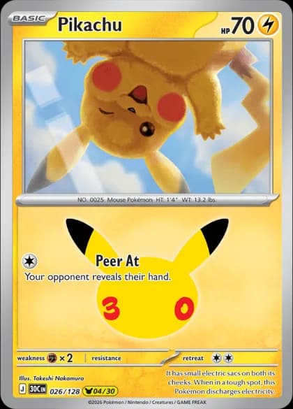Pikachu (04/30) 026/128
