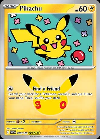 Pikachu (07/30) 029/128
