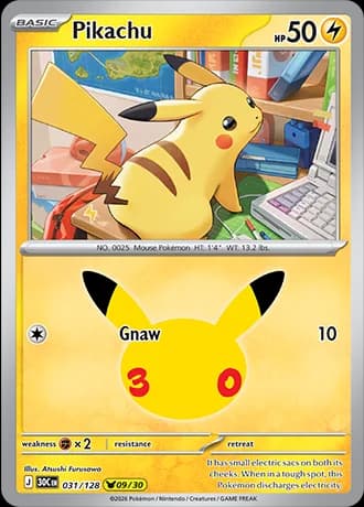 Pikachu (09/30) 031/128