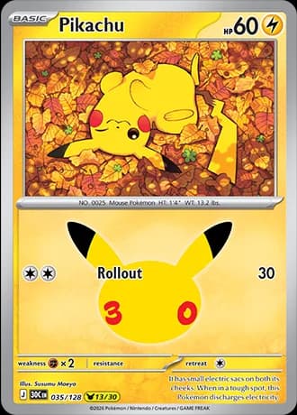 Pikachu (13/30) 035/128