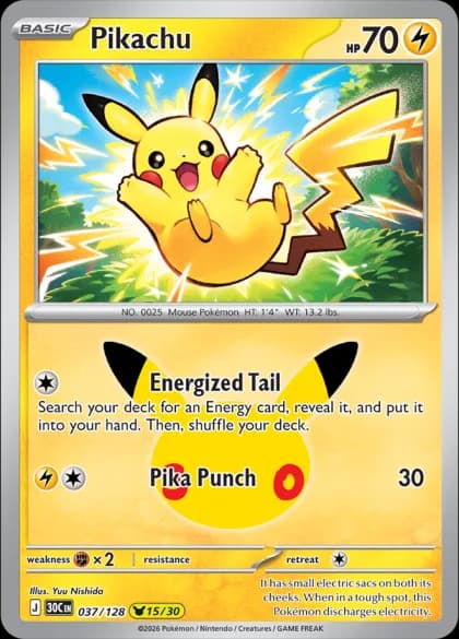 Pikachu (15/30) 037/128