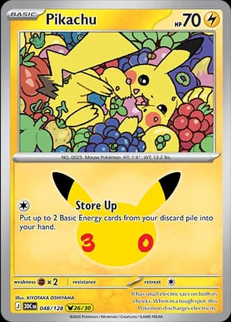 Pikachu (26/30) 048/128