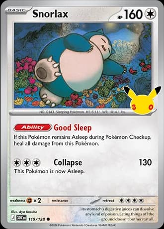Snorlax 119/128