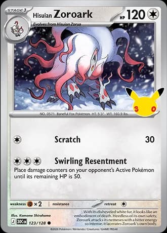 Hisuian Zoroark 123/128