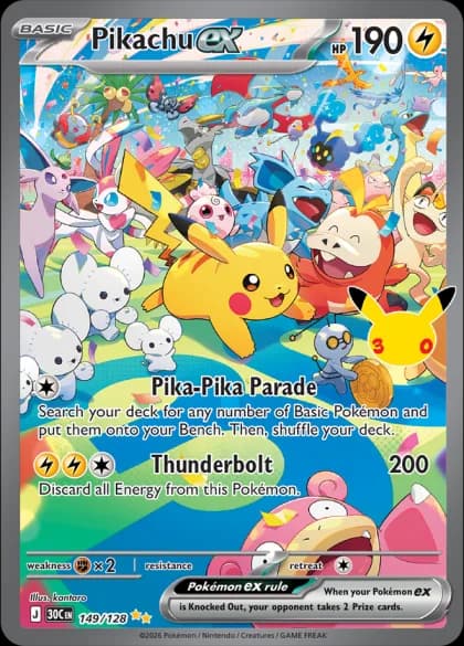 Pikachu ex 149/128