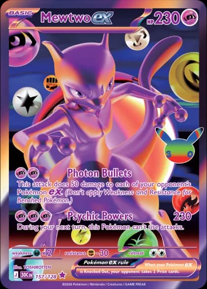 Mewtwo ex 157/128