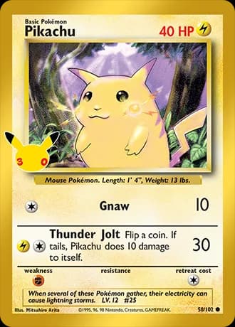 Pikachu 58/102