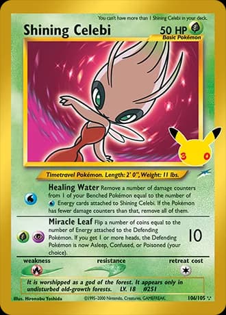 Shining Celebi 106/105