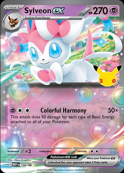 Sylveon ex MEP 100