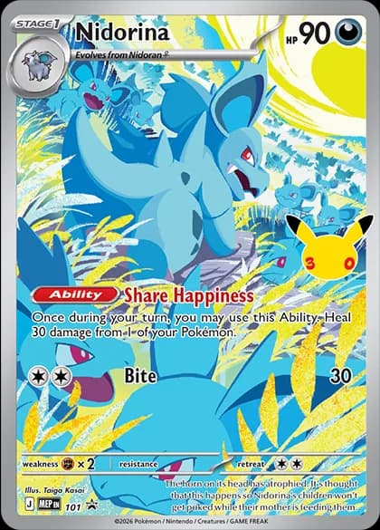 Nidorina (full art) MEP 101