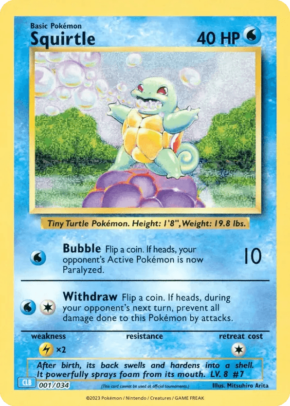 Squirtle 001/034