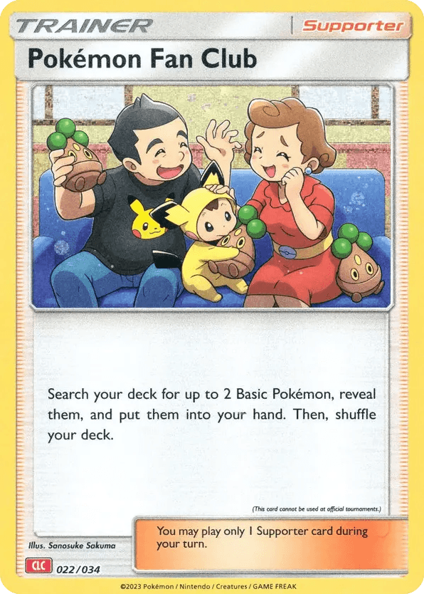 Pokémon Fan Club 022/034