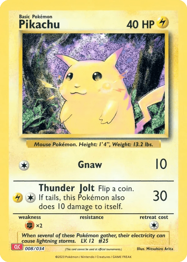 Pikachu 008/034