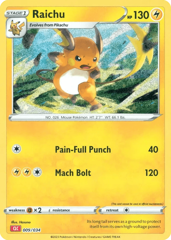 Raichu 009/034