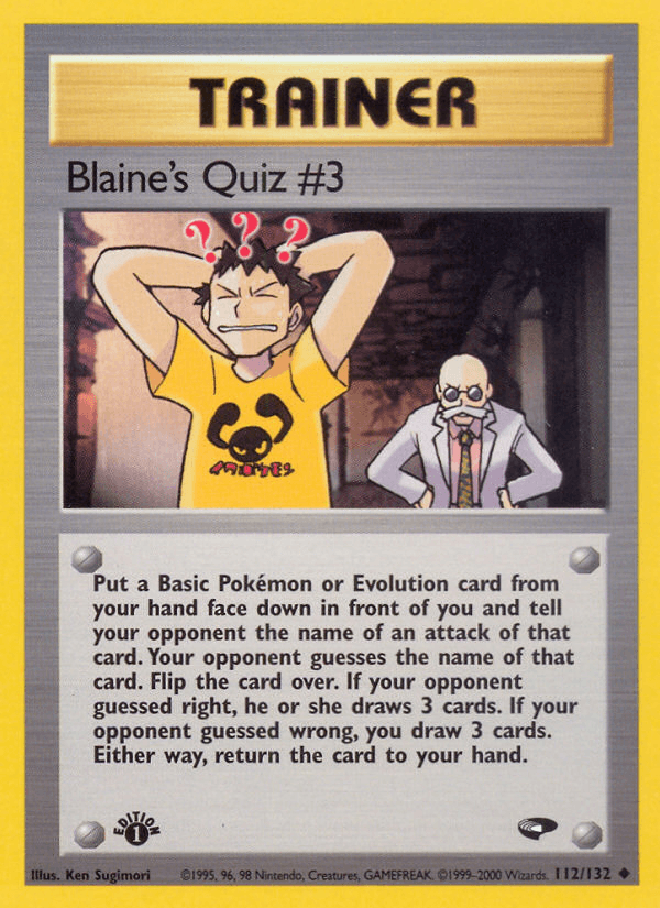 Blaine's Quiz #3 112