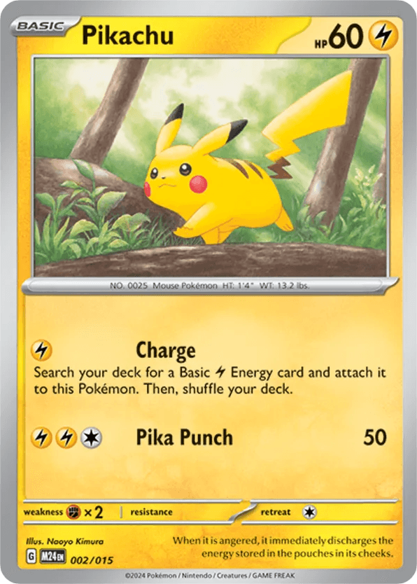Pikachu 002/015