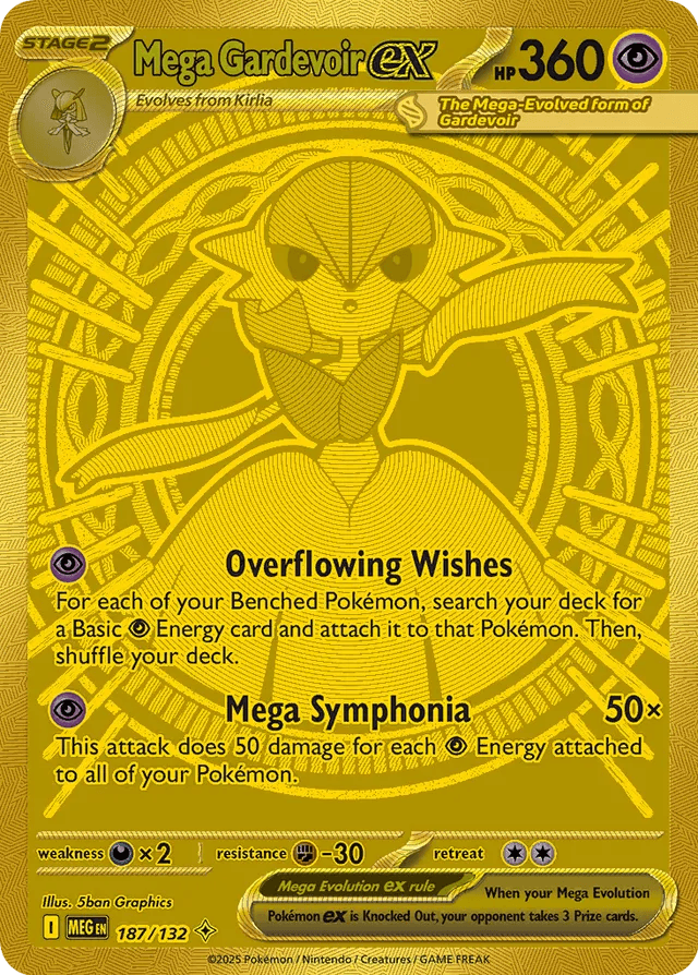 Mega Gardevoir ex 187/132