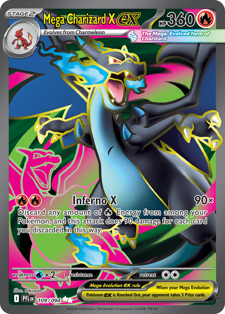 Mega Charizard X ex 109/094