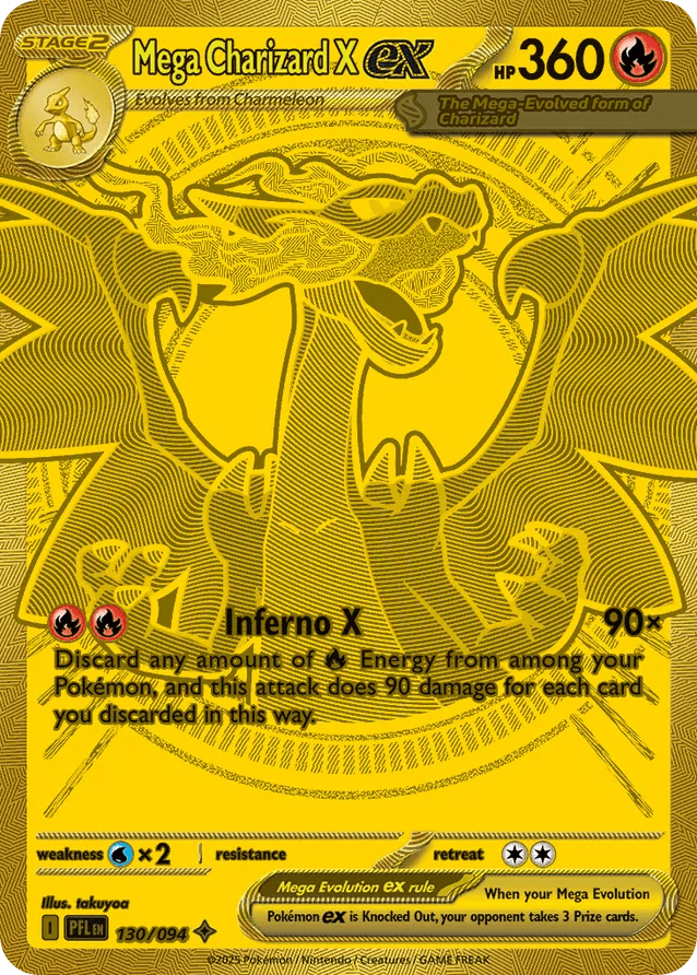 Mega Charizard X ex 130/094