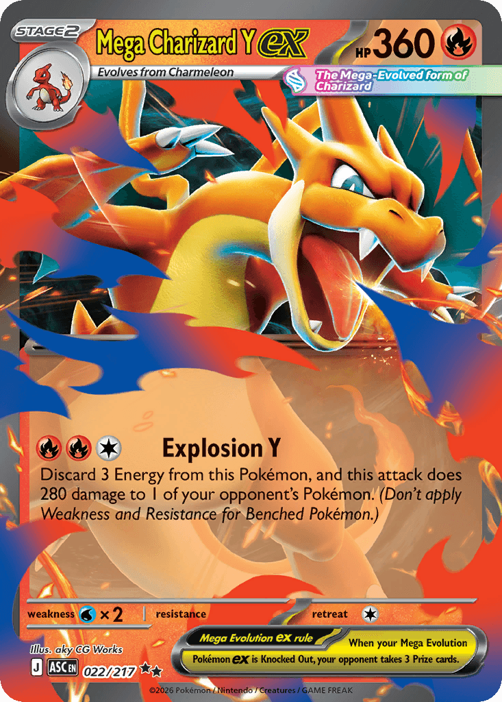Mega Charizard Y ex 022/217