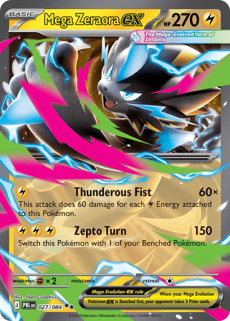 Mega Zeraora ex 027/084