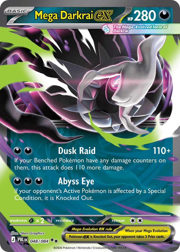 Mega Darkrai ex 048/084