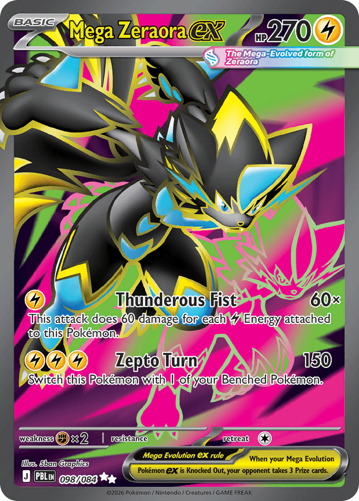 Mega Zeraora ex 098/084