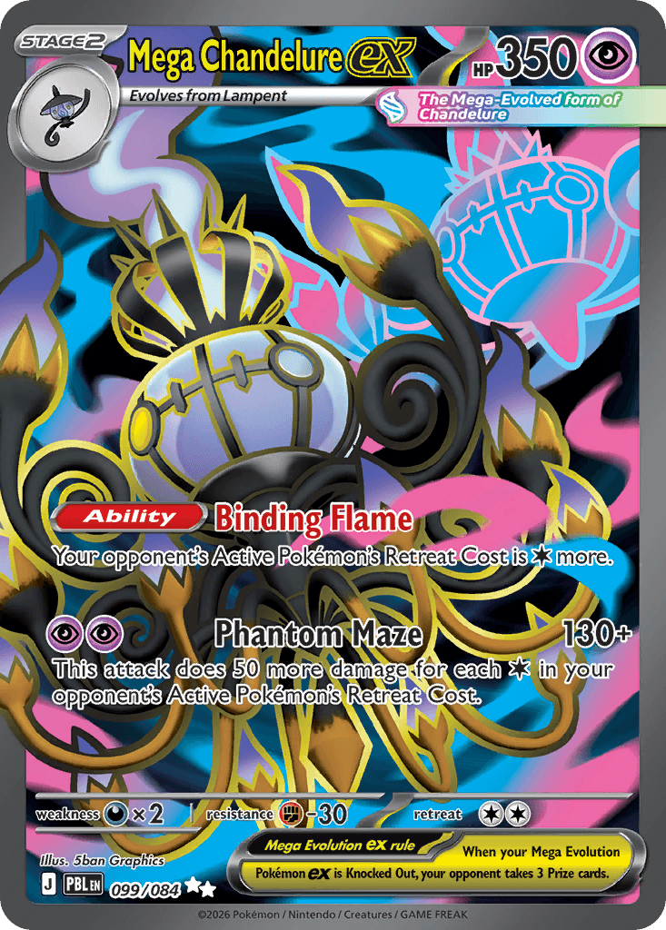 Mega Chandelure ex 099/084