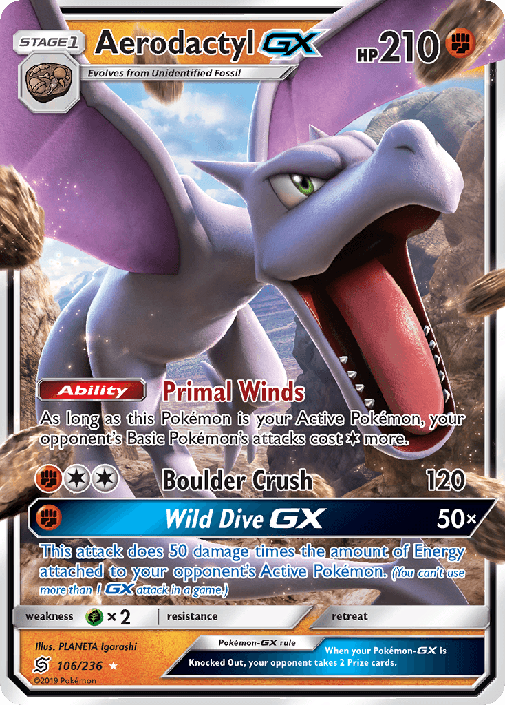 Aerodactyl-GX 106