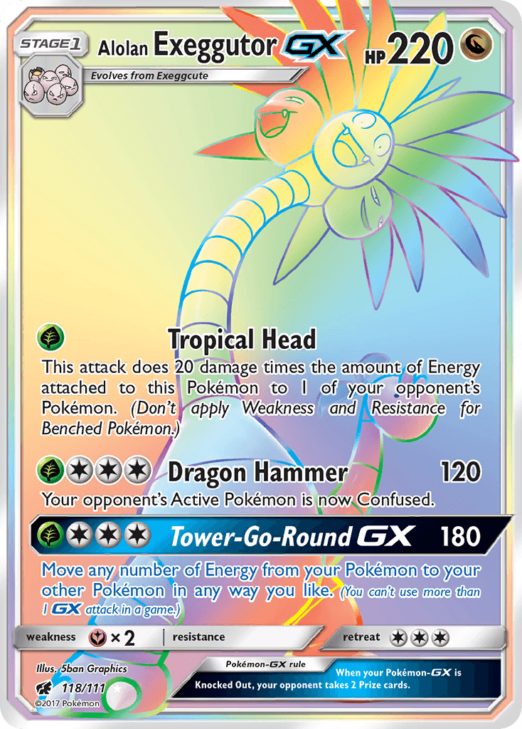 Alolan Exeggutor-GX 118