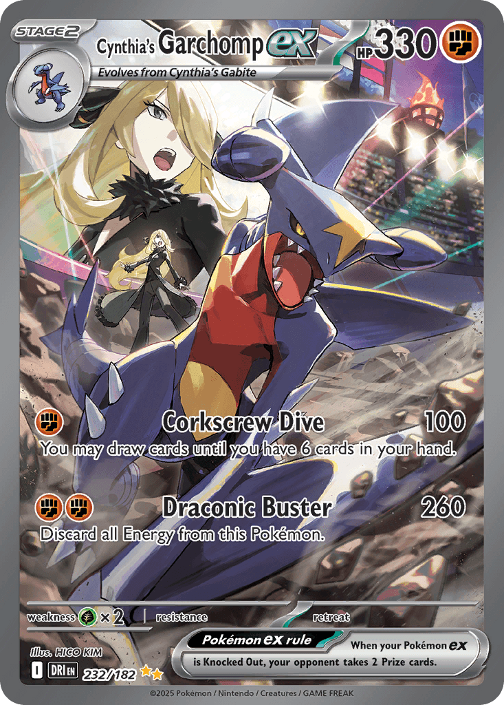Cynthia's Garchomp ex 232/182