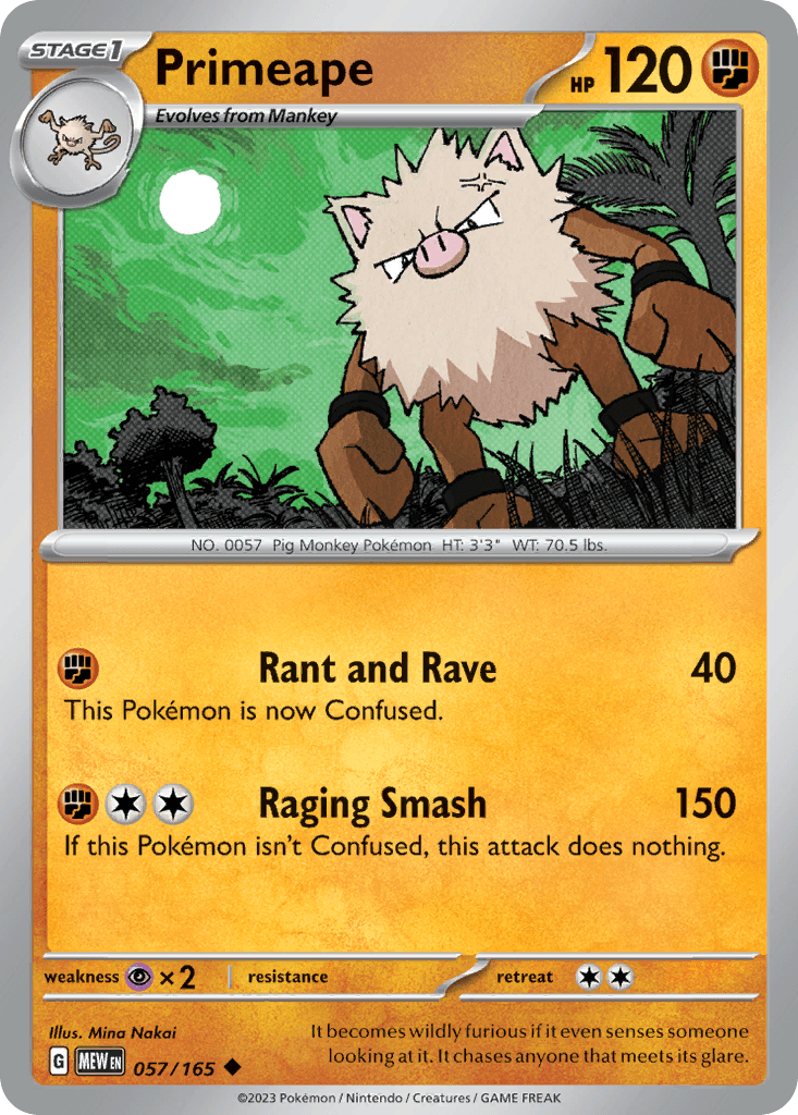 Primeape 057/165